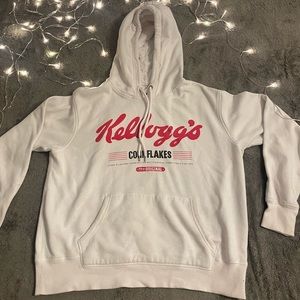 Kelloggs white sweatshirt